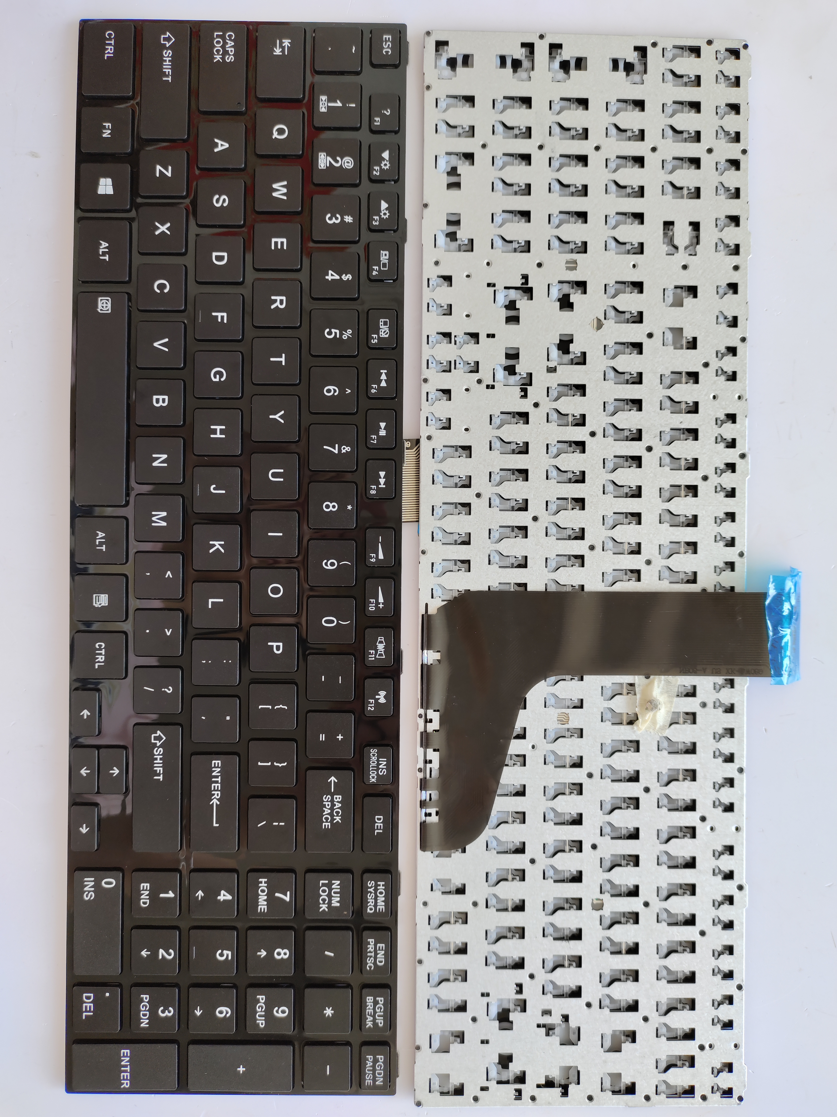 Picture of New Replacement Laptop Keyboard For TOSHIBA L850 BLACK FRAME BLACK (OEM) US Layout